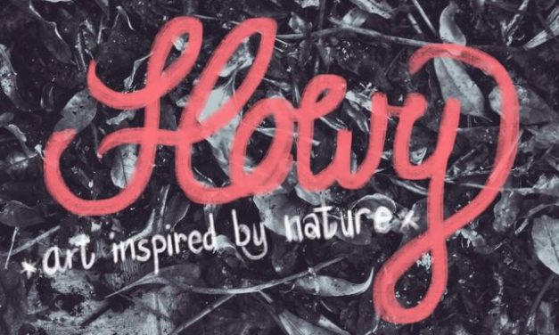 Flowy, organic art inspired by nature